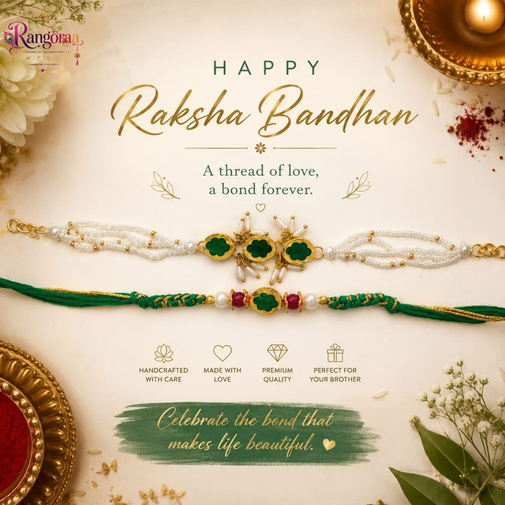 Ganesha Divine Red Thread Rakhi